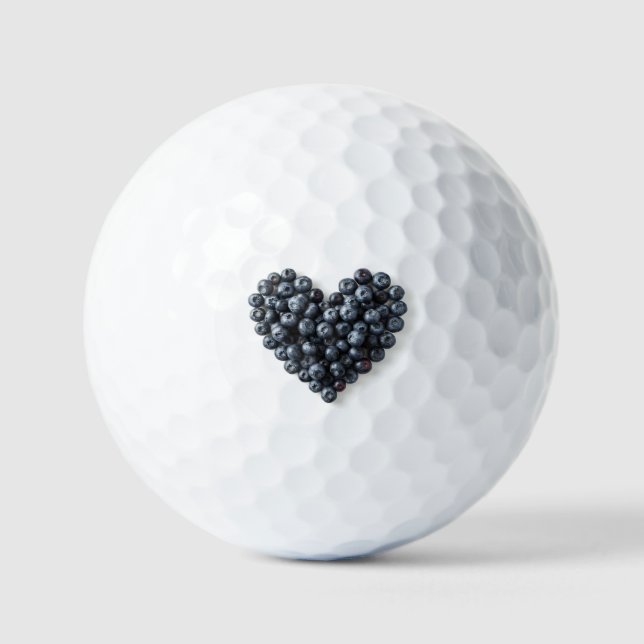 Blueberry Heart Golfball (Vorderseite)