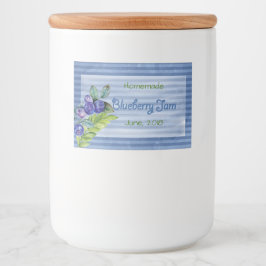 Blueberry Jam Preserve Lebensmitteletikett