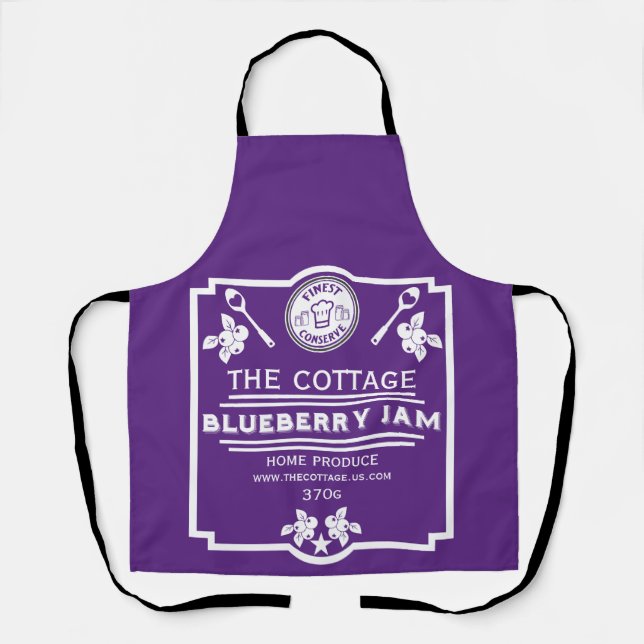 Blueberry Jam Seller Schürze (Vorderseite)