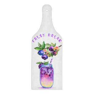 Blueberry Juice Cool Drink Cutting Board Schneidebrett