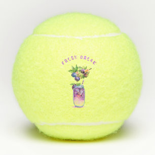 Blueberry Juice Cool Drink Frucht Tennis Balls Tennisbälle