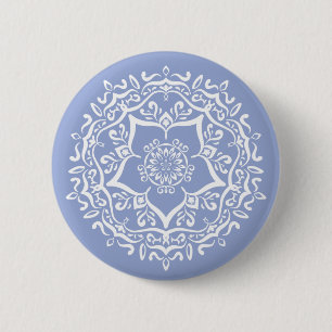 Blueberry Mandala Button