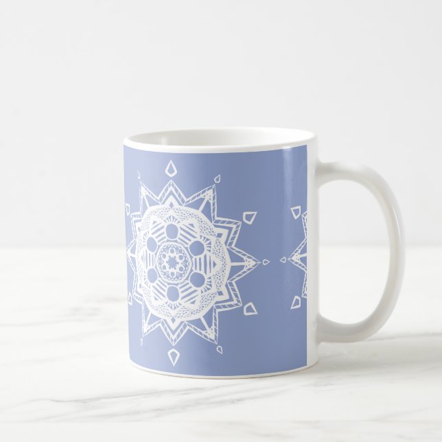 Blueberry Mandala Kaffeetasse (Rechts)