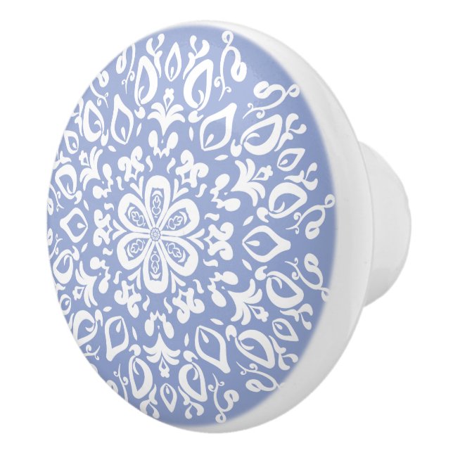 Blueberry Mandala Keramikknauf (Rechts)