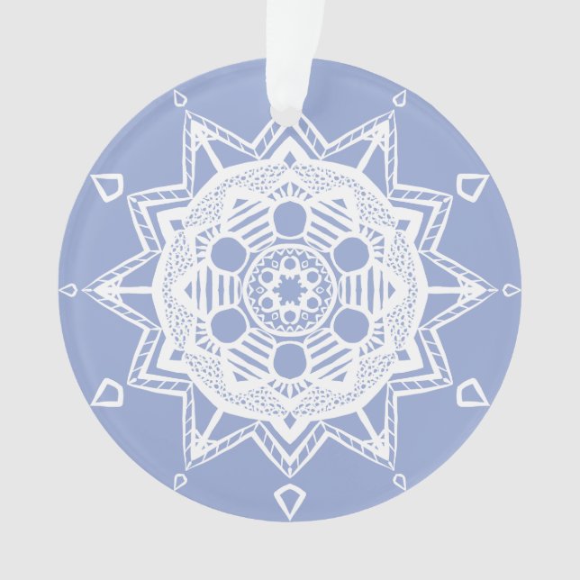 Blueberry Mandala Ornament (Vorderseite)