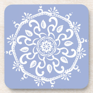 Blueberry Mandala Untersetzer