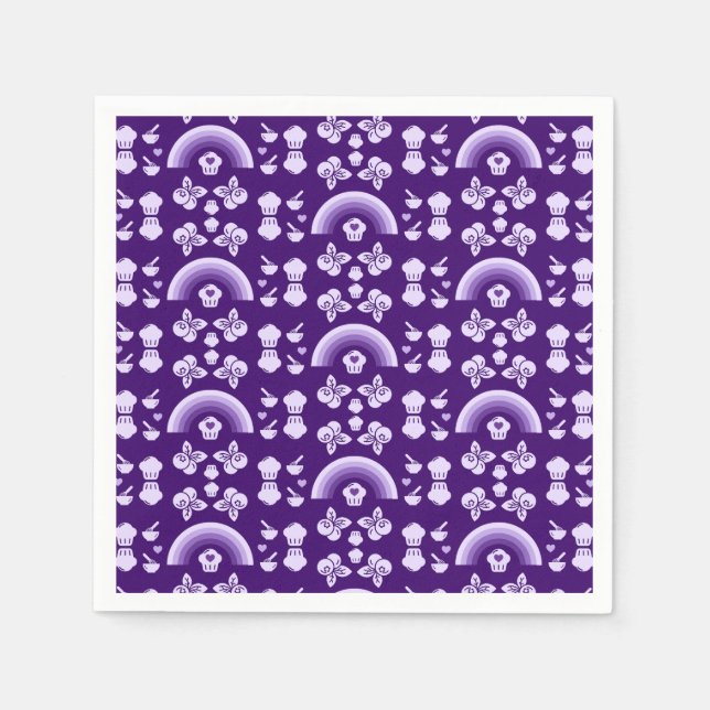 Blueberry Muffin Baker Serviette (Vorderseite)
