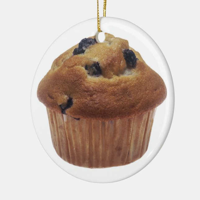 Blueberry Muffin Keramik Ornament (Links)