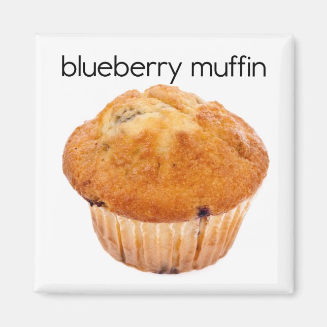 Blueberry Muffin Kühlschrank Magnet (Vorne)