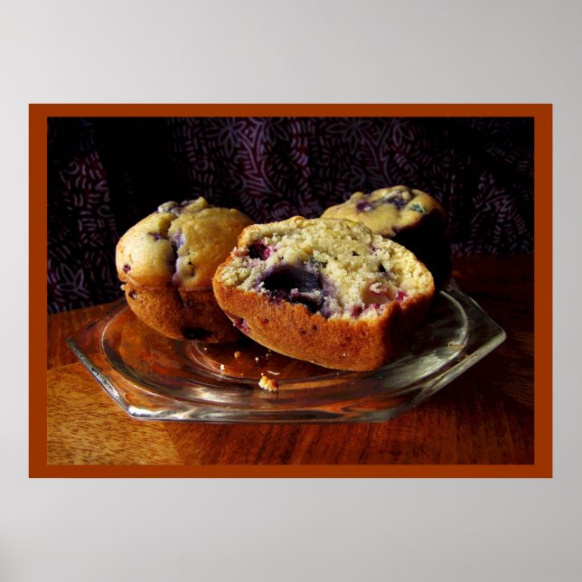 Blueberry Muffins Poster (Vorne)