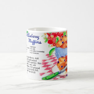 Blueberry Muffins Rezept Kaffeetasse