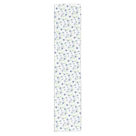 Blueberry-Muster Kurzer Tischläufer