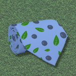 Blueberry Muster Neck Tie Krawatte<br><div class="desc">Das könnte ein großartiges Geschenk für Ihren Vater oder Ihren Freund sein: die Nackenbinde mit dem Blaubeermuster!</div>