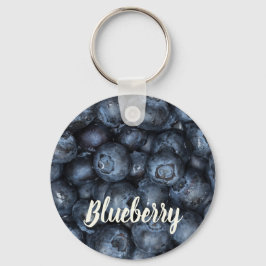Blueberry Nah Up Detail für Veganer Schlüsselanhänger