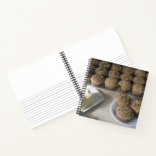 Blueberry Oatfood Muffins Notizbuch