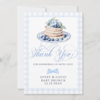 Blueberry Pancake Baby Brunch Baby Shower Boy