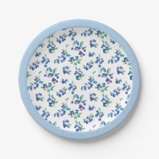 Blueberry Paper Plate Pappteller