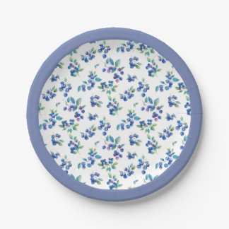 Blueberry Paper Plate Pappteller