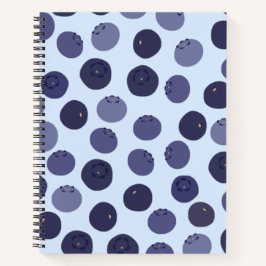 Blueberry Pattern Notizbuch