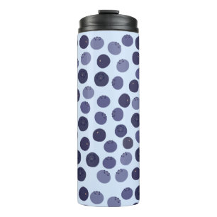 Blueberry Pattern Thermosbecher