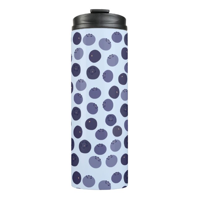Blueberry Pattern Thermosbecher (Vorderseite)