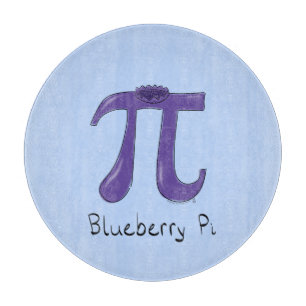 Blueberry Pi Niedlich Mathe Pi Day Pie Cutting Boa Schneidebrett