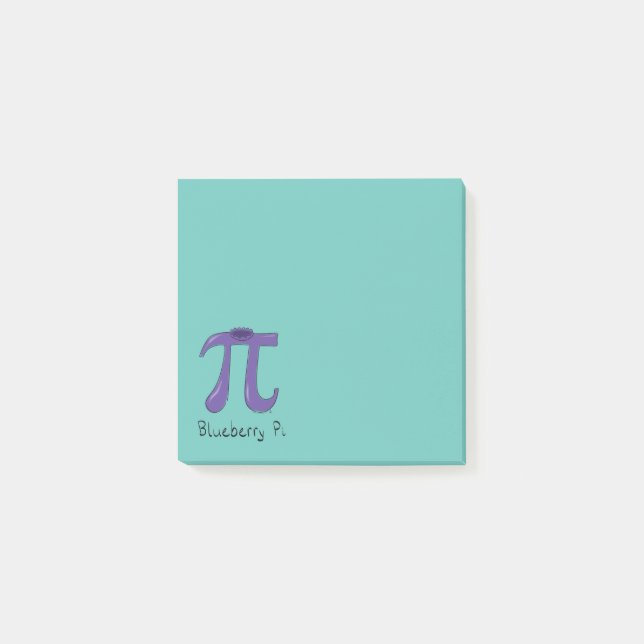 Blueberry Pi Symbol Math Lehrer Geschenk Post-it Klebezettel (Vorderseite)
