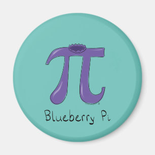 Blueberry Pi Symbol Niedlich Mathelehrer Magnet