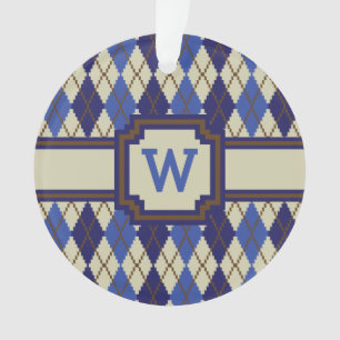 Blueberry Scone Raute Acrylic Ornament