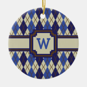 Blueberry Scone Raute Ornament