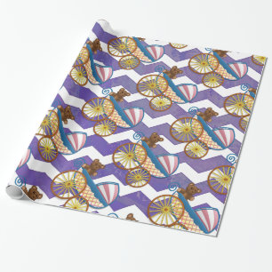 Blueberry Smear Baby Stuff Geschenkpapier