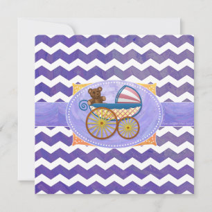 Blueberry Smear Kinderdusche Einladung