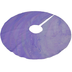 Blueberry Smear Polyester Weihnachtsbaumdecke