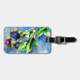 Blueberry Sprig Gepäckanhänger
