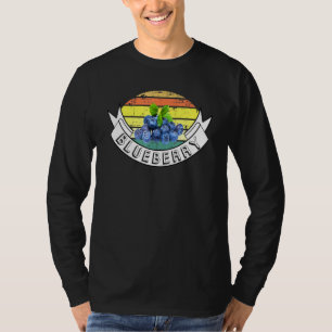 Blueberry Sunset Retro Vintag T-Shirt