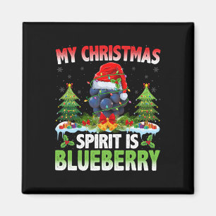 Blueberry Trading Weihnachtsmannmütze - Weihnachts Magnet