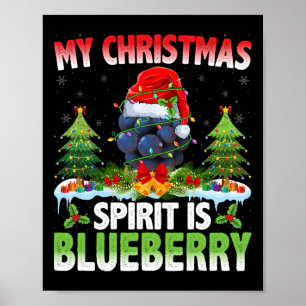Blueberry Trading Weihnachtsmannmütze - Weihnachts Poster