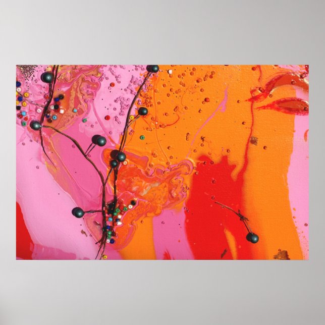 "Blueberry Tree Detail" Poster (Vorne)