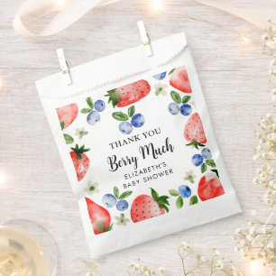 Blueberry und Strawberry Vielen Dank Geschenktütchen