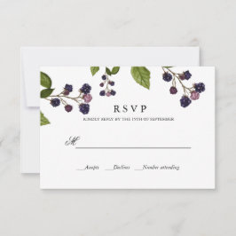 BlueBerry | WEDD Response UAWG RSVP Karte