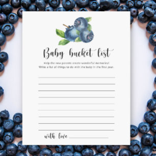 Blueberry - Wunschliste für Babybriefe