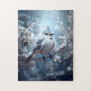 Bluebird auf der Schneeabzweigung
