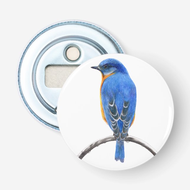 Bluebird Flaschenöffner (Vorderseite)