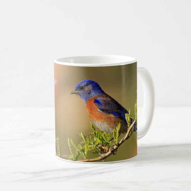 Bluebird für kundenspezifische Angebote Kaffeetasse (VorderseiteRechts)