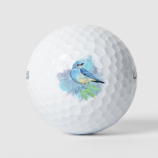 Bluebird Garden Golfball (Vorderseite)