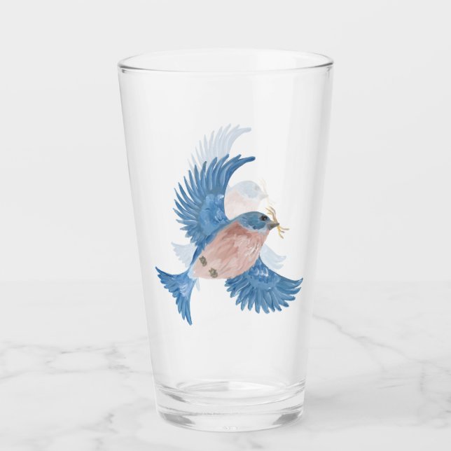 Bluebird Glass Tumbler (Vorderseite)