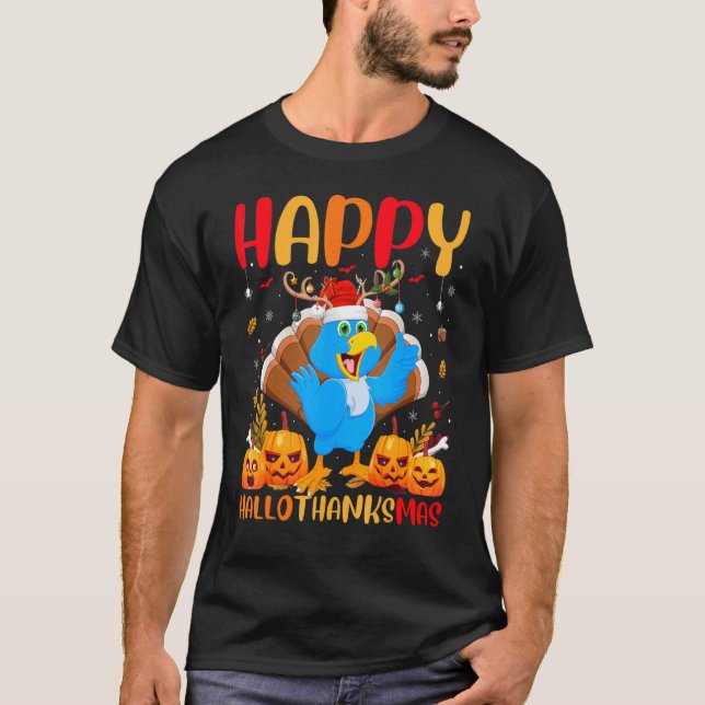 Bluebird  Happy Bluebird Hellothanksmas T-Shirt (Vorderseite)