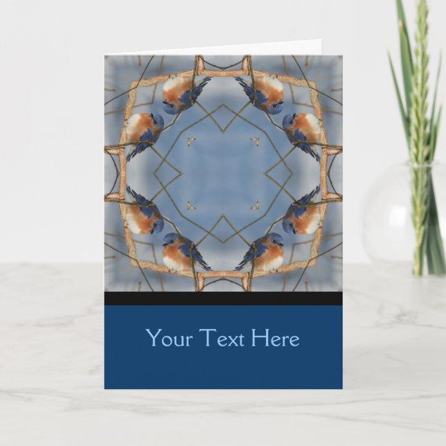 Bluebird Kaleidoscope Carte photo naturel (Devant)