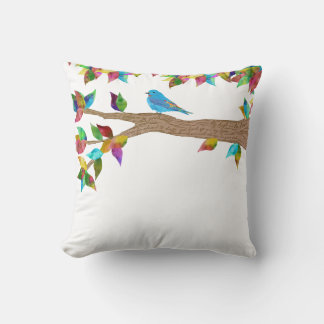 Bluebird Kissen, farbenfrohe Kissen, personalisier Kissen