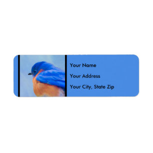 Bluebird-Malerei - Original Bird Art